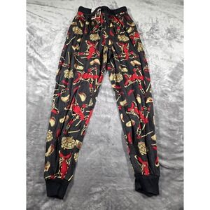 NWT Marvel Deadpool Taco Tuesday Mens Small Pajama Lounge Jogger Pants w/Pockets